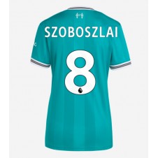 Liverpool Dominik Szoboszlai #8 Tredjedrakt Kvinner 2025-26 Kortermet